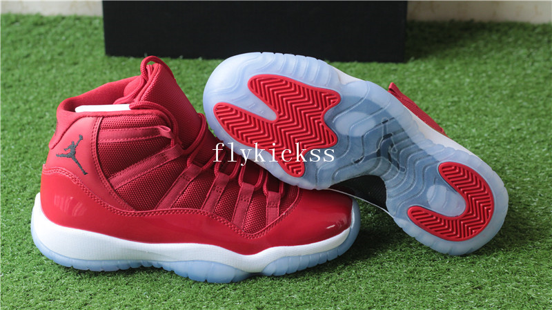 Authentic Air Jordan 11 Gym Red GS